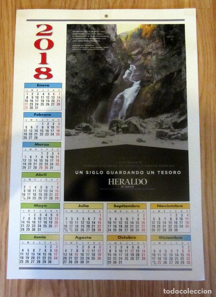 Collectables Calendars: CALENDARIO PARED HERALDO DE ARAGON 2018