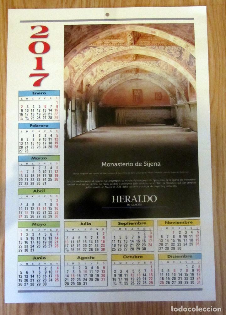 Collectables Calendars: CALENDARIO PARED HERALDO DE ARAGON 2017