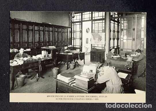 Coleccionismo Calendarios: Calendario Imatges del Sabadell antic del 2001: Oficines de la f&agrave;brica d'Enric Rocamora (num. 69)