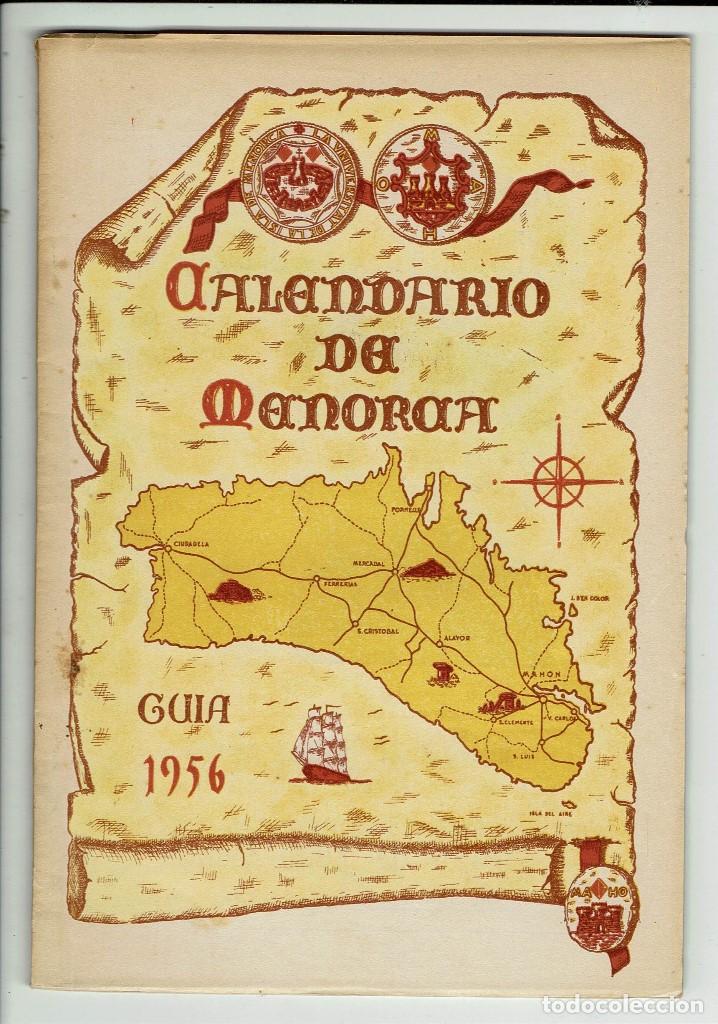 Coleccionismo Calendarios: CALENDARIO GU&Iacute;A MENORCA 1956. (MENORCA.15.7)