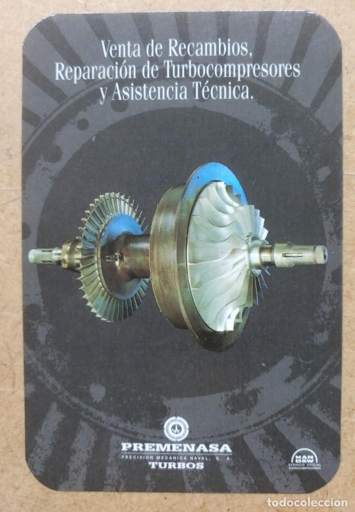 Coleccionismo Calendarios: calendario bolsillo premenasa turbos  - madrid 1996