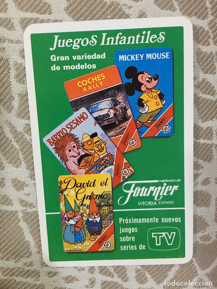Coleccionismo calendarios: calendario fournier 1986, nuevo