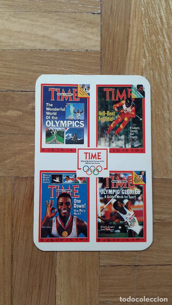 Coleccionismo Calendarios: CALENDARIO PUBLICITARIO REVISTA TIME A&Ntilde;O 1992 JUEGOS OLIMPICOS OLYMPIC GAMES VER FOTOS