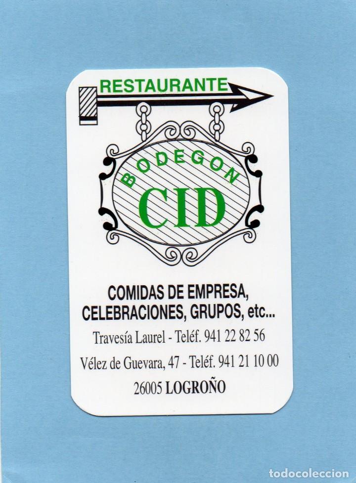 Coleccionismo Calendarios: Calendario de Publicidad 2008 - BODEGON CID