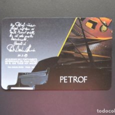Coleccionismo Calendarios: CALENDARIO BOLSILLO - PIANOS PETROF - FOURNIER - AÑO 1997. Lote 171093965