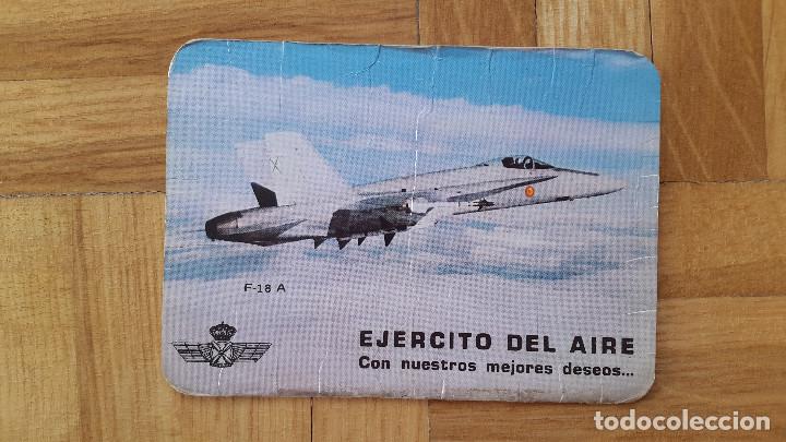 Coleccionismo calendarios: calendario publicitario militar - ejercito del aire (avion) - f-18 a - a&ntilde;o 1986 - ver fotoS