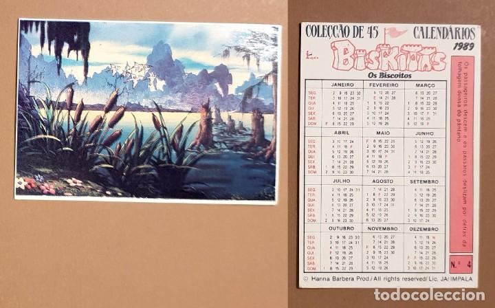 Coleccionismo calendarios: Hanna-Barbera - CALENDARIO EDITADO EN PORTUGAL - 1989 - BISKITAS - OS BISCOITOS - N&ordm; 4