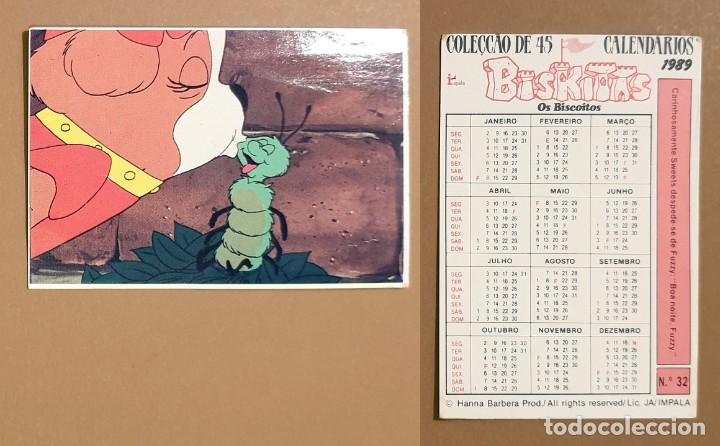 Coleccionismo calendarios: Hanna-Barbera - CALENDARIO EDITADO EN PORTUGAL - 1989 - BISKITAS - OS BISCOITOS - N&ordm; 32