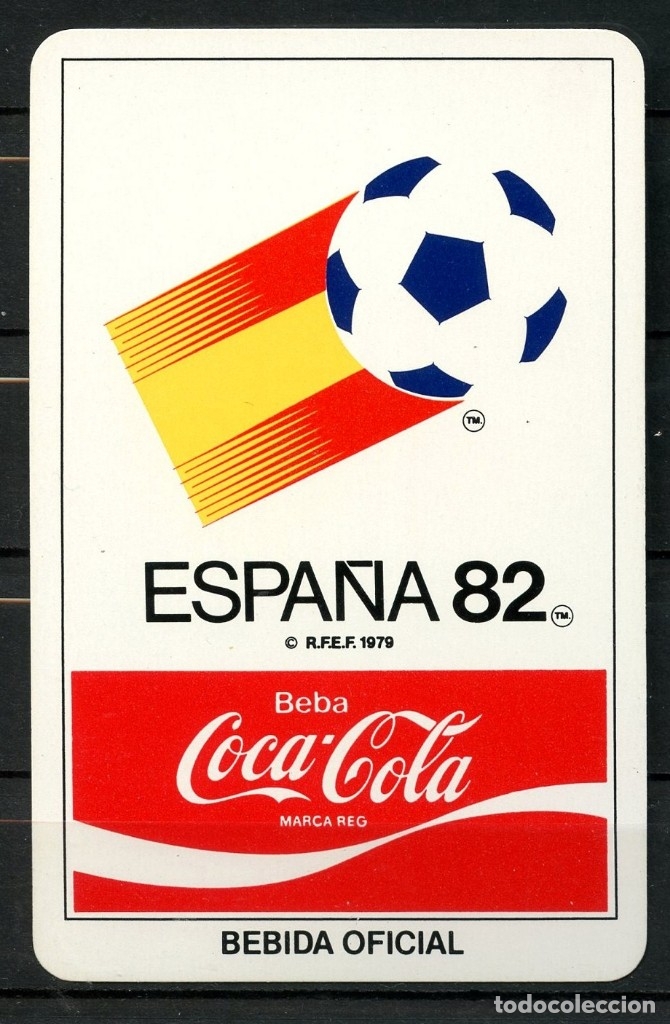 Coleccionismo calendarios: CALENDARIO, COCA COLA, COPA MUNDIAL DE F&Uacute;TBOL, 1982, H. FOURNIER