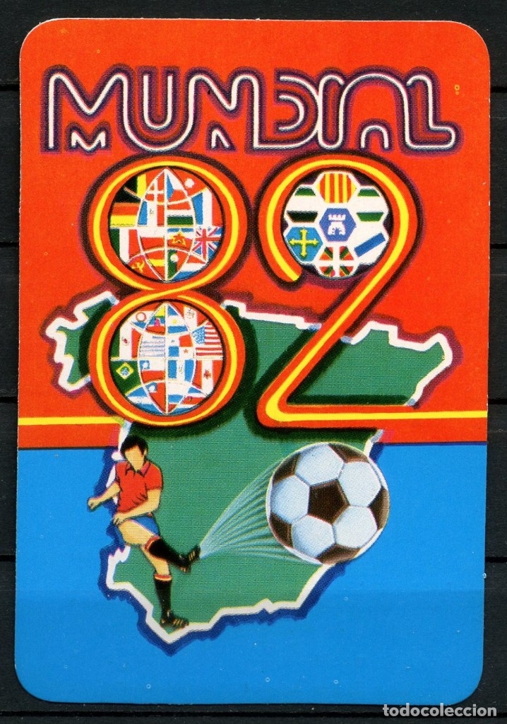Coleccionismo calendarios: CALENDARIO PUBLICITARIO, COPA MUNDIAL DE F&Uacute;TBOL, 1982
