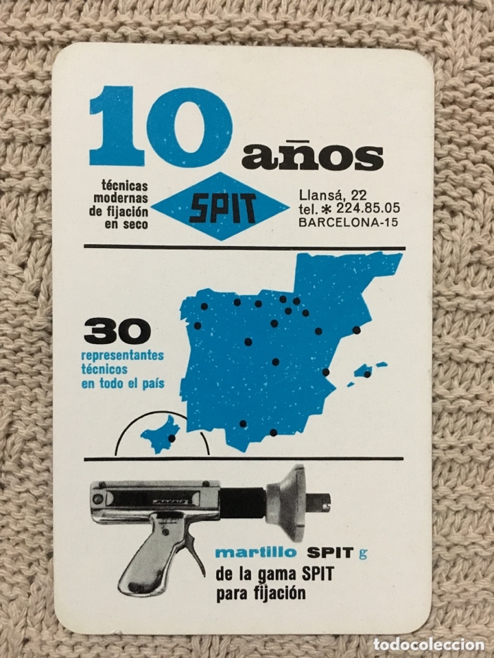 Colecionismo Calend&aacute;rios: Calendario fournier 1965