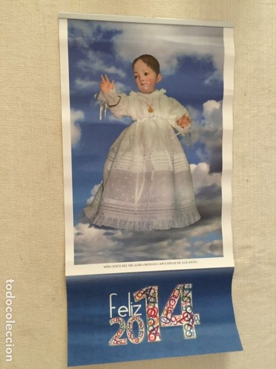 Coleccionismo calendarios: CALENDARIO 2014 NI&Ntilde;O JESUS DEL MILAGRO VENERADO EN ALICANTE MONJAS CAPUCHINAS