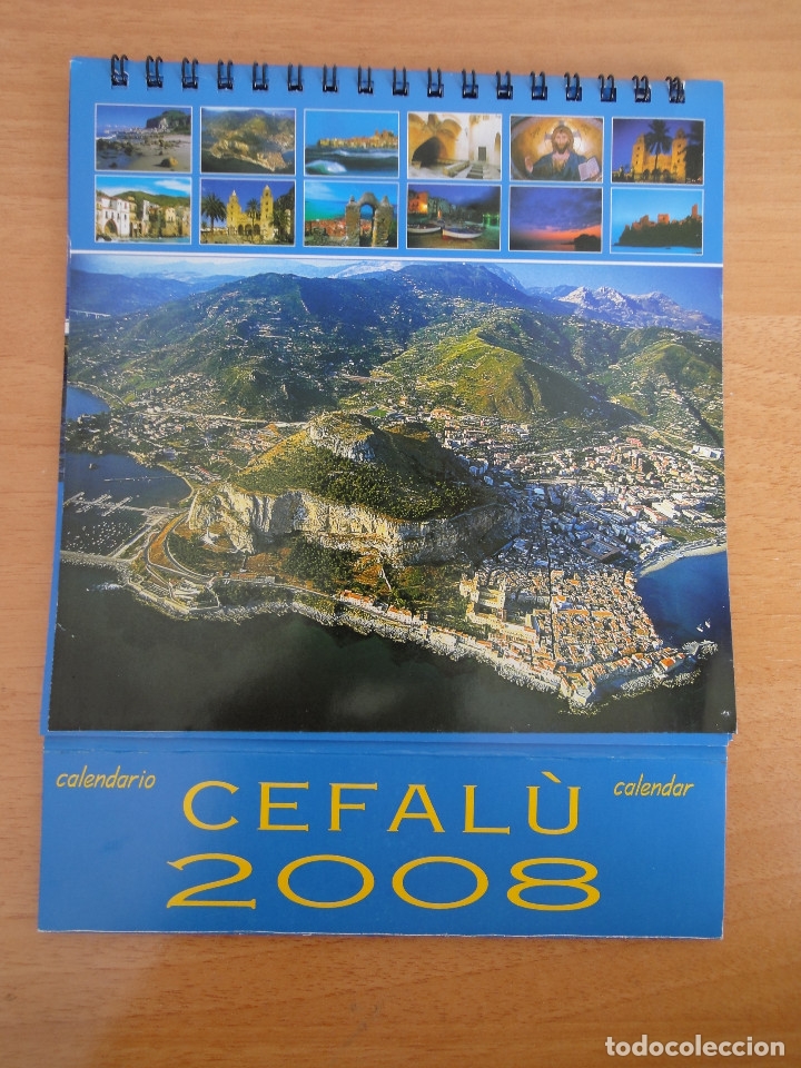Coleccionismo calendarios: Calendario de mesa 2008. Cefalu - Foto 1