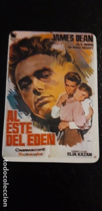 Coleccionismo Calendarios: 1 CALENDARIO SERIADO DE ** AL ESTE DEL EDEN ** JAMES DEAN  . A&Ntilde;O 1985 CON PUBLICIDAD