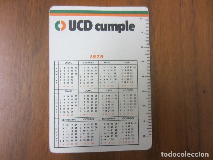 Sammeln von Kalendern: CALENDARIO NO FOURNIER-UCD PARTIDO POLITICO DEL 79-80