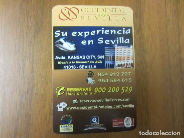 Sammeln von Kalendern: CALENDARIO NO FOURNIER-HOTEL OCCIDENTAL DE SEVILLA-DEL 2009 VER FOTOS