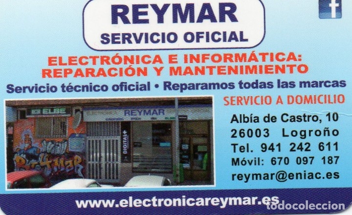 Coleccionismo Calendarios: Calendario de Publicidad 2016 - REYMAR - ELECTRONICA