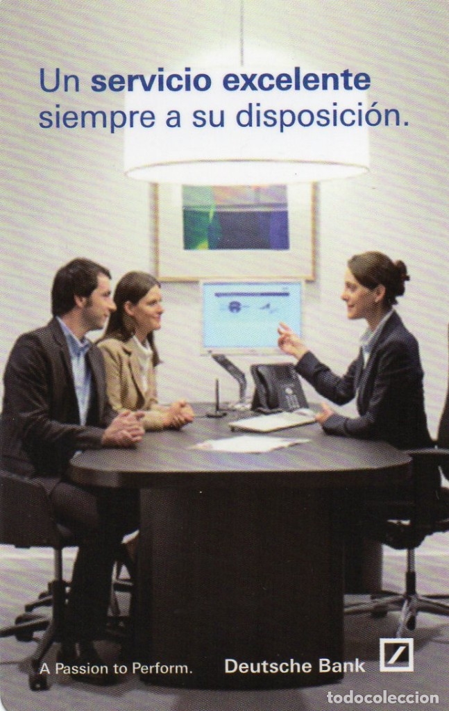 Coleccionismo Calendarios: Calendario de Publicidad 2016 - DEUSCHE BANK