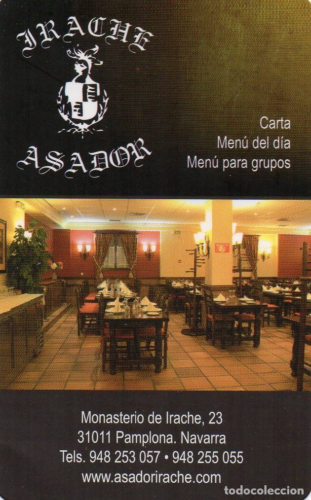 Coleccionismo calendarios: Calendario de Publicidad 2015 - IRACHE ASADOR