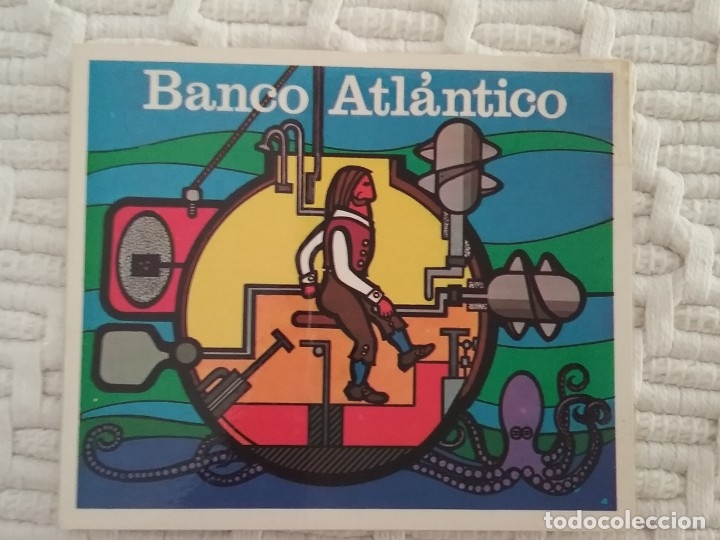 Coleccionismo calendarios: Banco Atl&aacute;ntico 1981 - Foto 1