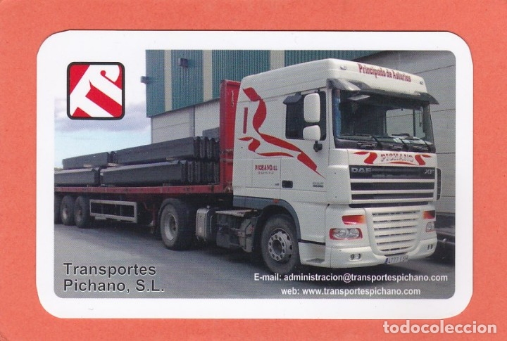 Coleccionismo Calendarios: CALENDARIO 2011 - TRANSPORTES PICHANO. CAMION DAF