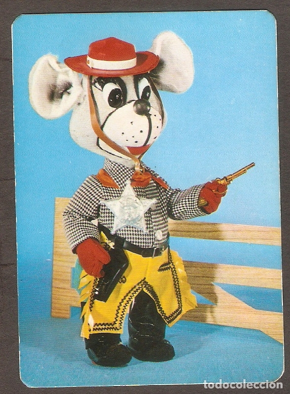 Coleccionismo calendarios: CALENDARIO DE BOLSILLO DE SERIE A&Ntilde;O 1973 JUGUETES - PELUCHE VESTIDO DE CHERIF - VER FOTO REVERSO