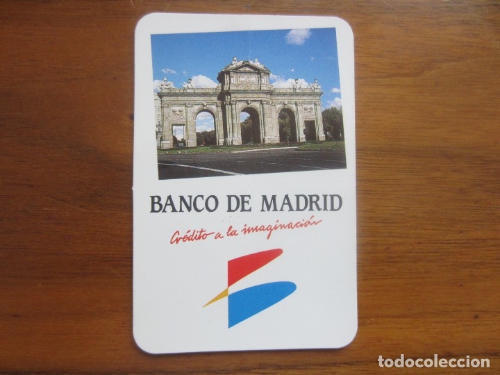 Sammeln von Kalendern: CALENDARIO NO FOURNIER-BANCO DE MADRID-DEL 1989 VER FOTOS