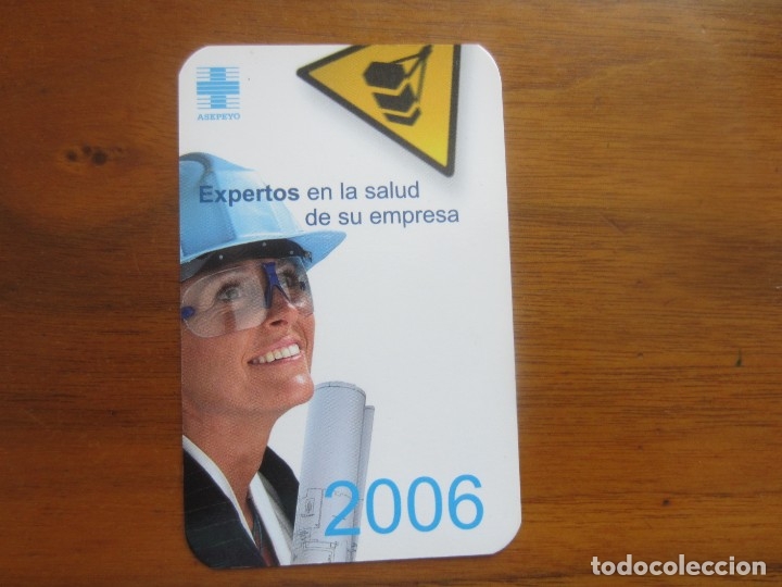 Sammeln von Kalendern: CALENDARIO NO FOURNIER-ASEPEYO-DEL 2006