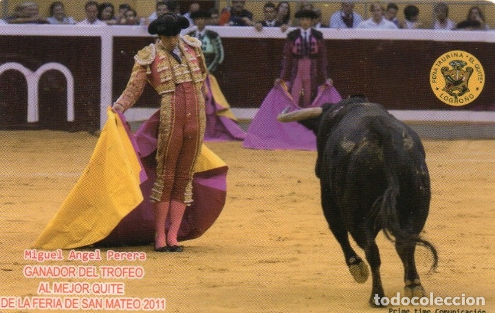 Coleccionismo Calendarios: Calendario de Toros - PUBLICIDAD 2012 - PE&Ntilde;A TAURINA EL QUITE