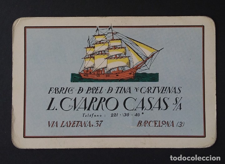 Sammeln von Kalendern: CALENDARIO FOURNIER. L.GUARRO CASAS. 1963