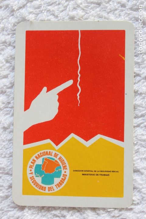 Collectionnisme Calendriers: CALENDARIO FOURNIER 1974 PLAN NACIONAL DE HIGIENE Y SEGURIDAD DEL TRABAJO
