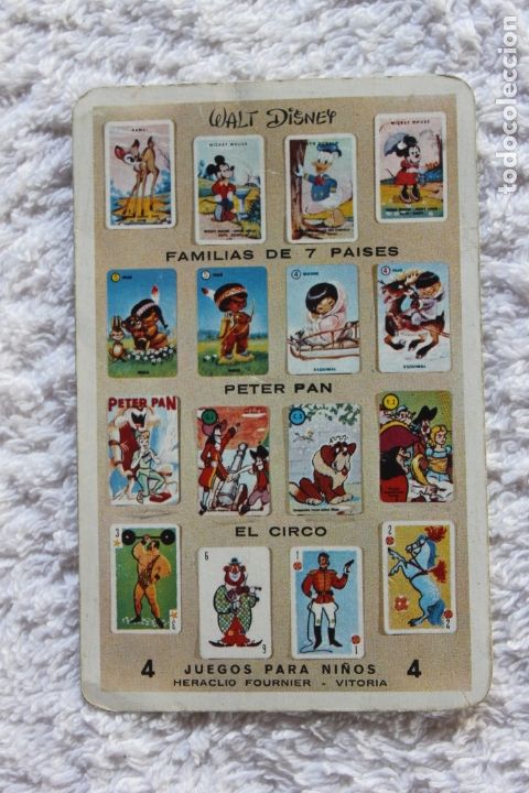 Collectionnisme Calendriers: CALENDARIO FOURNIER 1966 WALT DYSNEY 4 JUEGOS PARA NI&Ntilde;OS