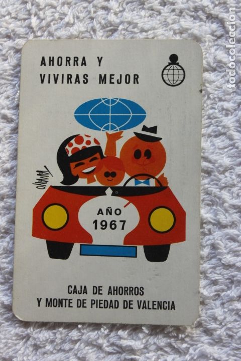 Collectionnisme Calendriers: CALENDARIO FOURNIER 1967 CAJA DE AHORROS Y MONTE DE PIEDAD DE VALENCIA