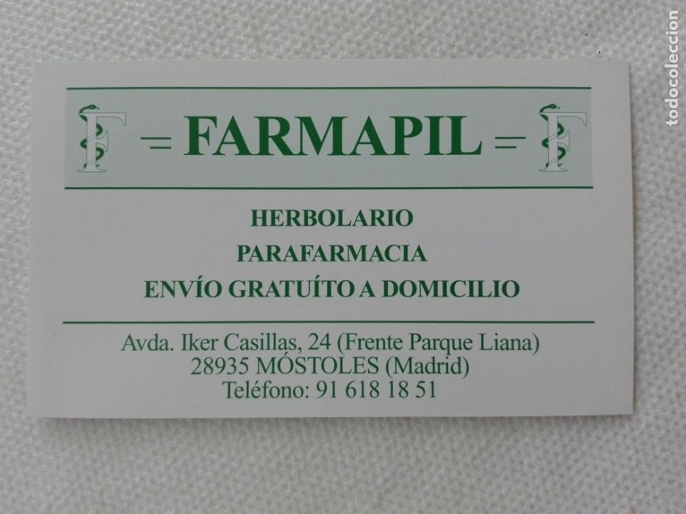 Coleccionismo calendarios: calendario bolsillo 2013 - FARMAPIL - FARMACIA - MOSTOLES MADRID