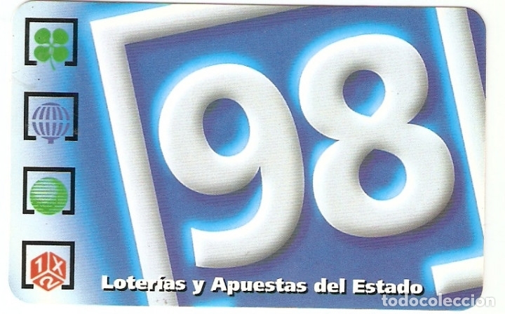 Collectionnisme Calendriers: CALENDARIO LOTERIA NACIONAL 1998