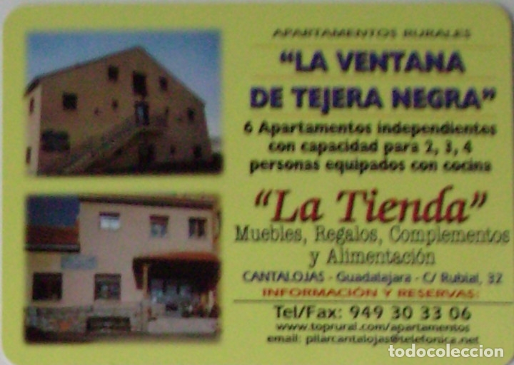Collectionnisme Calendriers: CALENDARIO LA VENTANA DE TEJERA NEGRA 2007