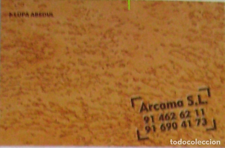 Collectables Calendars: CALENDARIO PUBLICIDAD ARCAMA 2009 - LUPA ABEDUL