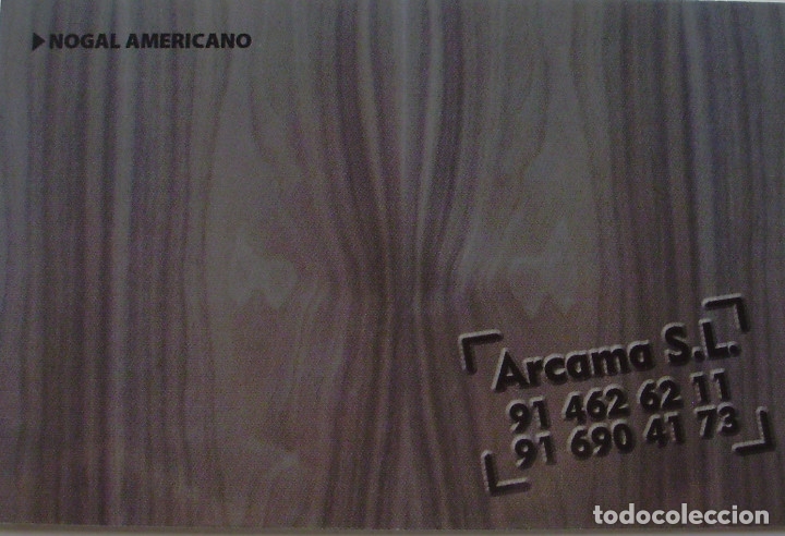 Collectables Calendars: CALENDARIO PUBLICIDAD ARCAMA 2010 - NOGAL AMERICANO