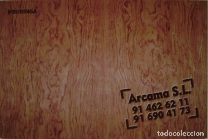 Collezionismo Calendari: CALENDARIO PUBLICIDAD ARCAMA 2010 - BUBINGA