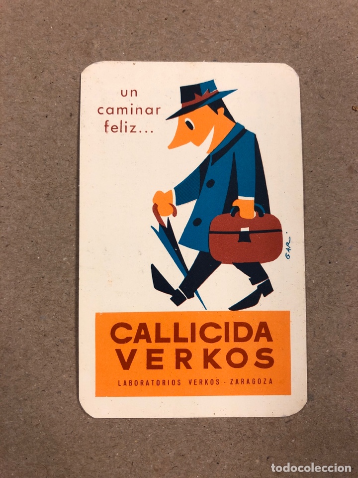 Collezionismo Calendari: CALLICIDA VERKOS. CALENDARIO PUBLICITARIO DEL A&Ntilde;O 1968.