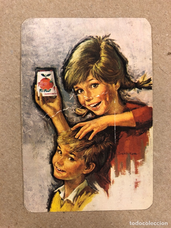 Collezionismo Calendari: FI-FRUIT YOGUR DE FRUTAS Y NATURAL. CALENDARIO PUBLICITARIO DEL A&Ntilde;O 1969. 6,5 x 9,5 Cms.