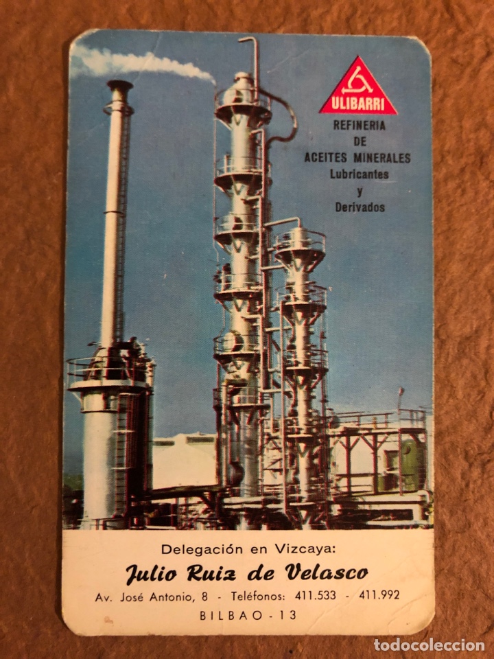 Collezionismo Calendari: ULIBARRI, REFINER&Iacute;A DE ACEITES MINERALES, LUBRICANTES Y DERIVADOS. CALENDARIO DE 1970. DELEGACI&Oacute;N VI