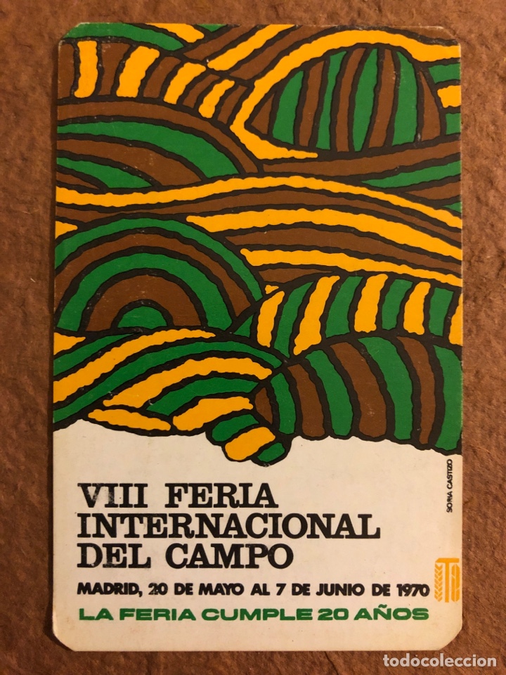 Collezionismo Calendari: VIII FERIA INTERNACIONAL DEL CAMPO (MADRID). CALENDARIO PUBLICITARIO DEL A&Ntilde;O 1970.