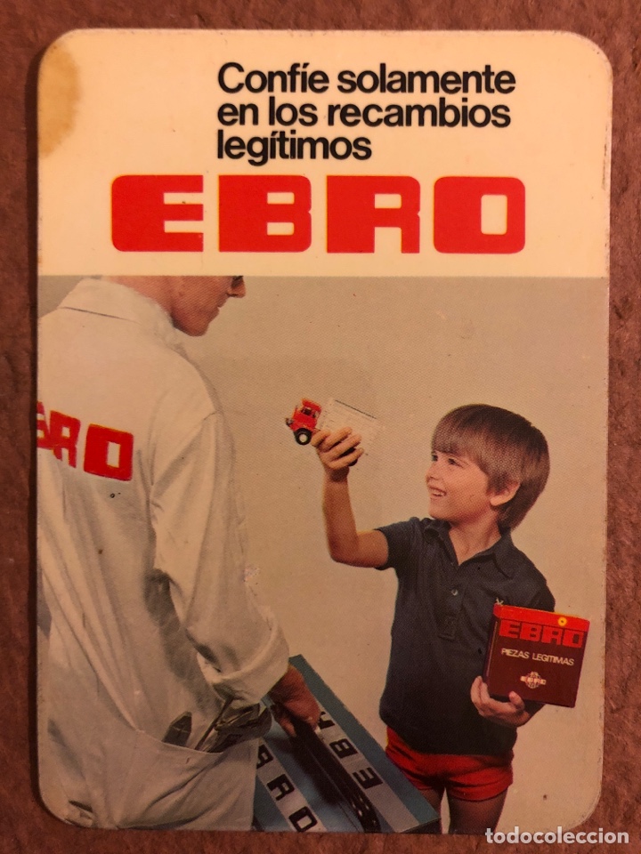 Collezionismo Calendari: RECAMBIOS EBRO, MOTOR IB&Eacute;RICA S.A. (BARCELONA). CALENDARIO PUBLICITARIO DEL A&Ntilde;O 1971.