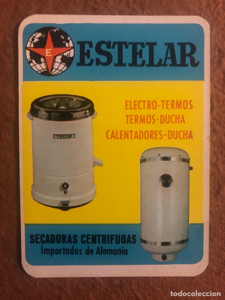 Collezionismo Calendari: ESTELAR SECADORAS CENTR&Iacute;FUGAS. CALENDARIO PUBLICITARIO DEL A&Ntilde;O 1966. KLAEBISCH, S.A. (BARCELONA).