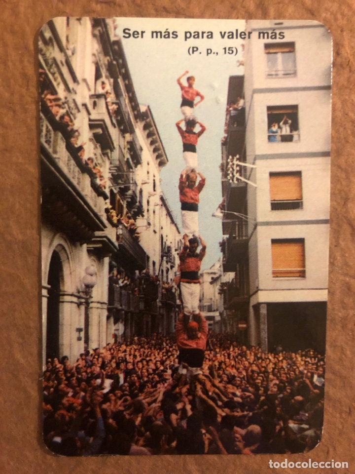 Sammeln von Kalendern: CASTELLS - XIQUETS DE VALLS. CALENDARIO DEL A&Ntilde;O 1971. 6,5 x 9,5 Cms.