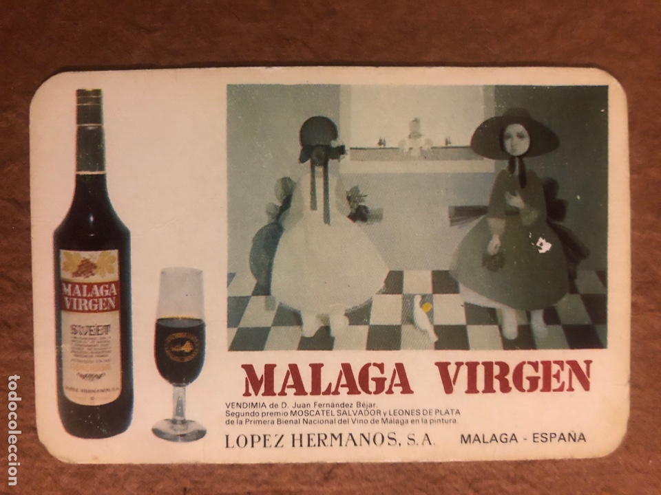 Sammeln von Kalendern: M&Aacute;LAGA VIRGEN. CALENDARIO PUBLICITARIO DEL A&Ntilde;O 1974. 6,7 x 10,2 Cms.