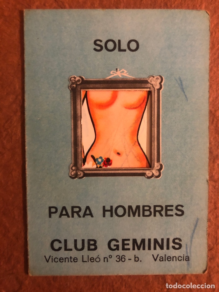 Sammeln von Kalendern: CLUB G&Eacute;MINIS SOLO PARA HOMBRES (VALENCIA). CALENDARIO PUBLICITARIO DEL A&Ntilde;O 1976. D&Iacute;PTICO