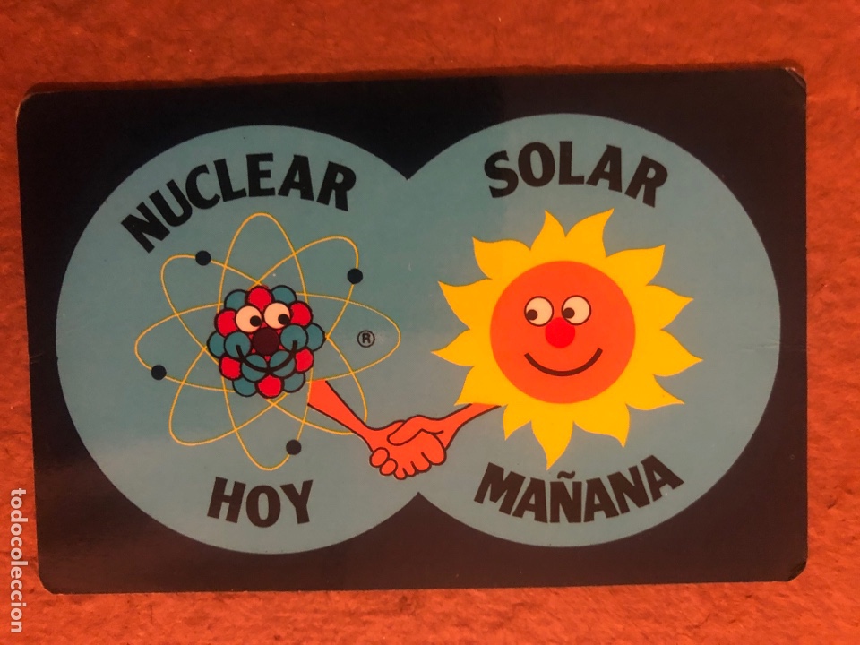 Collectionnisme Calendriers: NUCLEAR HOY SOLAR MA&Ntilde;ANA. CALENDARIO PUBLICITARIO DE 1982. EL&Eacute;CTRICAS REUNIDAS DE ZARAGOZA, S.A.