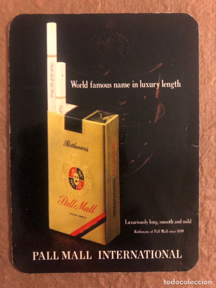 Coleccionismo calendarios: PALL MALL INTERNATIONAL TOBACCO. CALENDARIO PUBLICITARIO DEL A&Ntilde;O 1971/72. AMERICANO